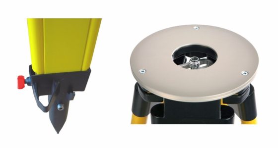 Nehéz faállvány szárnyas csavaros szorítással Ø 168 mm feltéttányérral alap-változat - Image 2